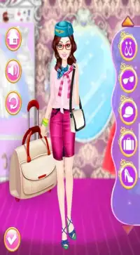 Air Hostess Life Style - DressUp Game Screen Shot 3
