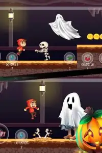 Halloween Game - Spooky Town Endless Runner Screen Shot 2