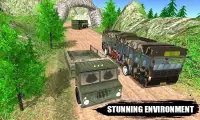 Offroad Army Bus Driving: OG New Army Games 2019 Screen Shot 1