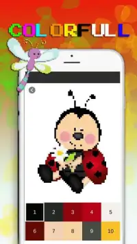 cute bugs Pixel Art Screen Shot 3