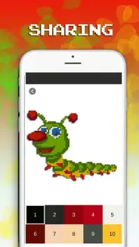 cute bugs Pixel Art Screen Shot 1