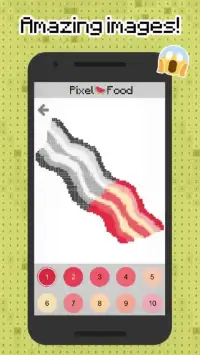 Color by Number Food - Food Coloring pixel art Screen Shot 7