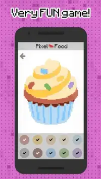 Color by Number Food - Food Coloring pixel art Screen Shot 5
