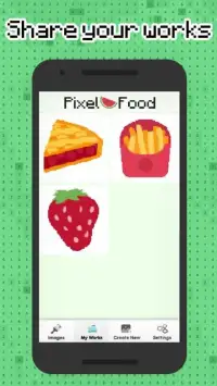 Color by Number Food - Food Coloring pixel art Screen Shot 6