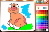 Art Coloring Page - for Pig Painting Screen Shot 2