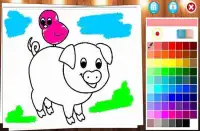 Art Coloring Page - for Pig Painting Screen Shot 0