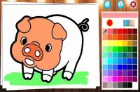Art Coloring Page - for Pig Painting Screen Shot 1