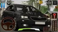 Car Driving Simulator Skoda Screen Shot 2