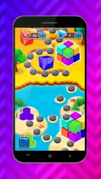 Cube Color Land - Match 3 Screen Shot 3