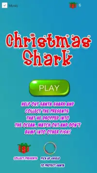 Christmas Baby Shark Game Screen Shot 0