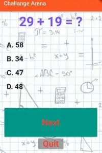 Simple Math Screen Shot 2