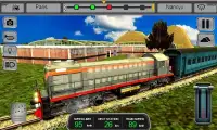 Euro Train Driver Sim 3D - free train driving game Screen Shot 1