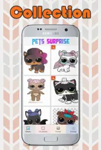 PETS Surprise doll Coloring - Number pixel art Screen Shot 0