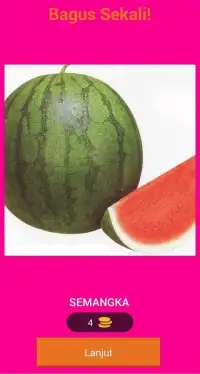 Tebak gambar buah dan sayuran Screen Shot 11