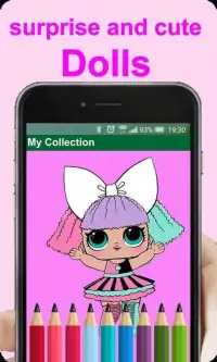 Drawing Dolls Surprise and Cute Screen Shot 2