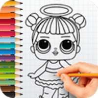 Drawing Dolls Surprise and Cute