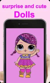 Drawing Dolls Surprise and Cute Screen Shot 0