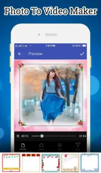 Photo To Video Maker With Music Screen Shot 2