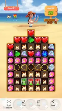 Jewel Beach – New Match 3 Puzzle game Screen Shot 4