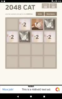 2048 Cat Screen Shot 2