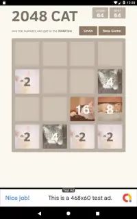 2048 Cat Screen Shot 1