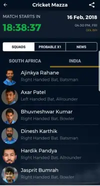 Cricket Mazza Live Line Screen Shot 2