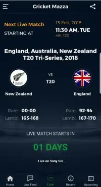 Cricket Mazza Live Line Screen Shot 5