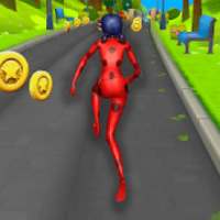 Subway Ladybug Super 3D Hero Adventure game
