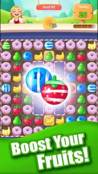 New Sweet Fruit Punch – Match 3 Puzzle game Screen Shot 1