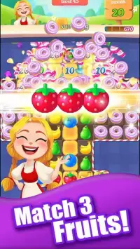 New Sweet Fruit Punch – Match 3 Puzzle game Screen Shot 0