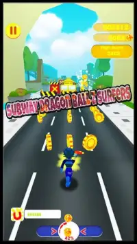 Subway Dragon ball surfer Z Screen Shot 4