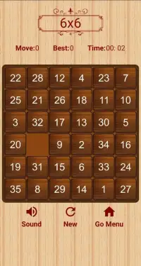 Slide Puzzle : Arrange Number in Order Screen Shot 0