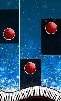 Piano LADYBUG Black Tiles 3 Screen Shot 0