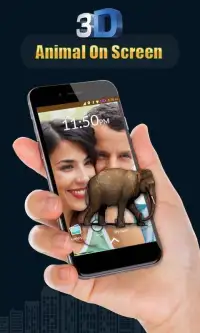 Animals On Mobile Screen Screen Shot 0