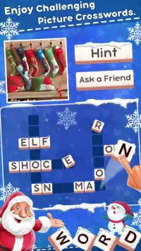 Picture Crossword Puzzle - Word Guess Screen Shot 1