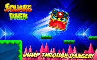Square Dash: Jump Games, Geometry Word Free Screen Shot 3