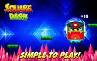 Square Dash: Jump Games, Geometry Word Free Screen Shot 2