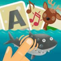 Алфавит для детей Зверобука-учим буквы и животных!