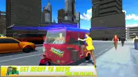 Modern Rickshaw Driving - Free Tuk Tuk Auto Games Screen Shot 8