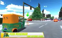 Modern Rickshaw Driving - Free Tuk Tuk Auto Games Screen Shot 6
