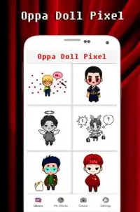 Coloring Oppa Doll By Number - Pixel Art Screen Shot 0