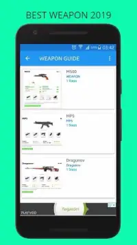 Weapon guide For Free Fire war Screen Shot 4