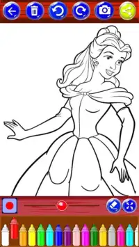 Prince and Princess Coloring Pages Screen Shot 3