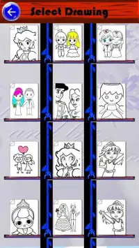 Prince and Princess Coloring Pages Screen Shot 4