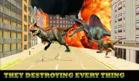 Jurassic Dinosaurs City Attack : Dinosaurs Games Screen Shot 5
