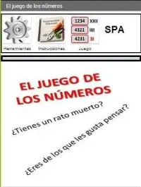 El Juego de los Numeros Screen Shot 2