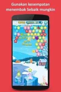 Bubble Shooter Winter Terbaru - Permainan bubble Screen Shot 1