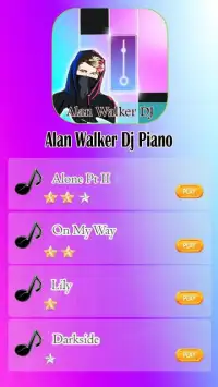 Lily - Alan Walker Best Piano Tiles DJ Screen Shot 2