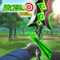 Real Archery bow training - Shooting the target