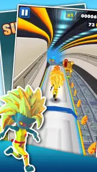 Super Stickman Dragon Saiyan Runner Screen Shot 4